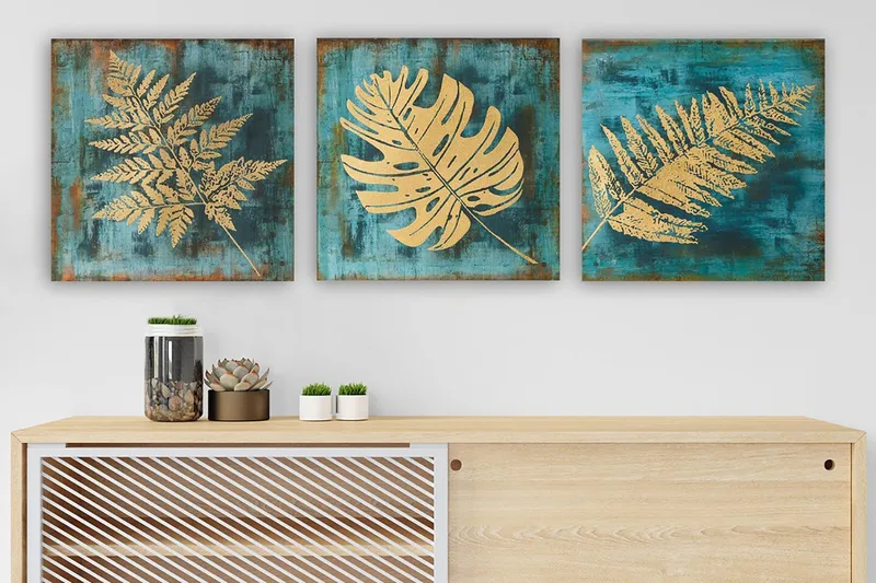 Canvasbilde VP Italy 3-pk Flerfarget, 33x03 cm