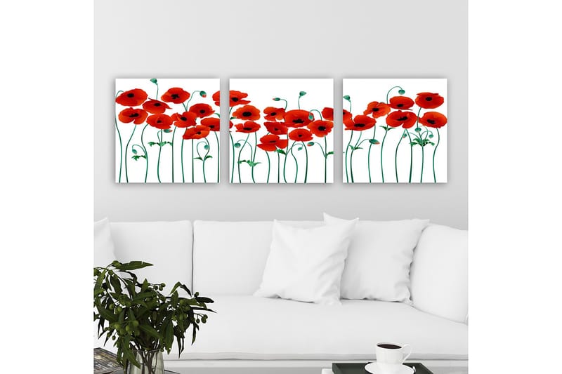 Canvasbilde VP Italy 3-pk Flerfarget - 33x03 cm - Innredning - Bilder & kunst - Lerretsbilder