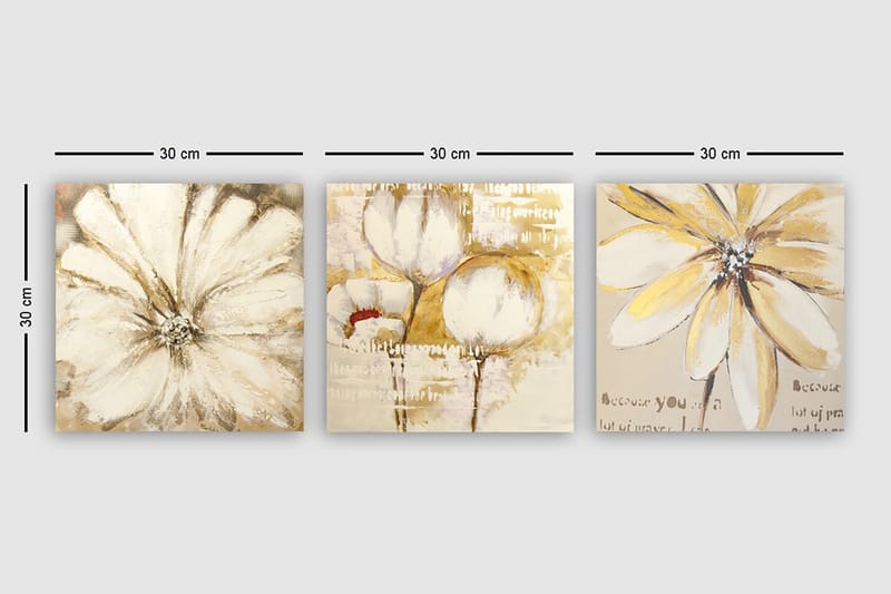 Canvasbilde VP Italy 3-pk Flerfarget - 33x03 cm - Innredning - Bilder & kunst - Lerretsbilder