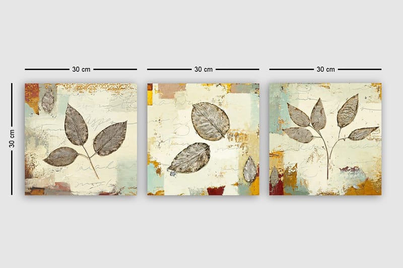 Canvasbilde VP Italy 3-pk Flerfarget - 33x03 cm - Innredning - Bilder & kunst - Lerretsbilder