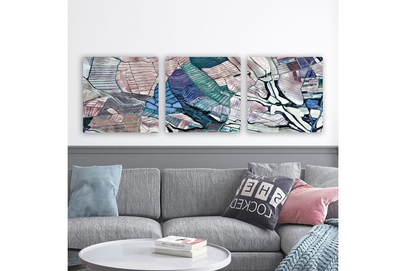 Canvasbilde VP Spain 3-pk Flerfarget - 33x03 cm - Innredning - Bilder & kunst - Lerretsbilder