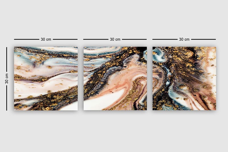 Canvasbilde VP Spain 3-pk Flerfarget - 33x03 cm - Innredning - Bilder & kunst - Lerretsbilder