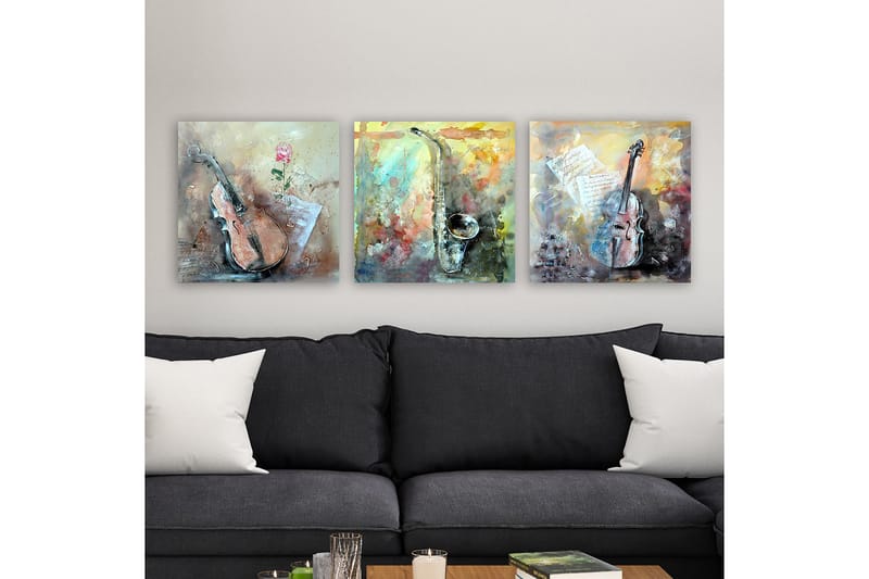 Canvasbilde VP Spain 3-pk Flerfarget - 33x03 cm - Innredning - Bilder & kunst - Lerretsbilder