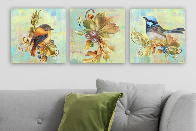 Canvasbilde VP Spain 3-pk Flerfarget - 33x03 cm - Innredning - Bilder & kunst - Lerretsbilder