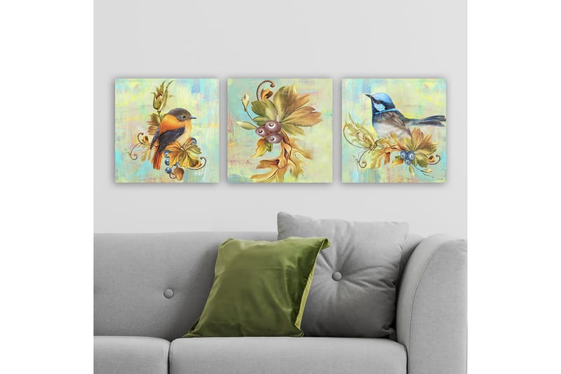 Canvasbilde VP Spain 3-pk Flerfarget - 33x03 cm - Innredning - Bilder & kunst - Lerretsbilder