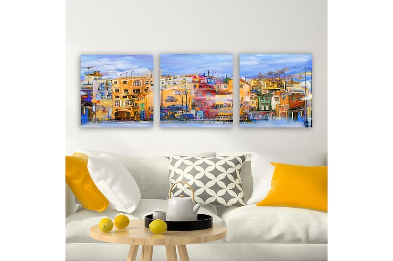 Canvasbilde VP Spain 3-pk Flerfarget - 33x03 cm - Innredning - Bilder & kunst - Lerretsbilder