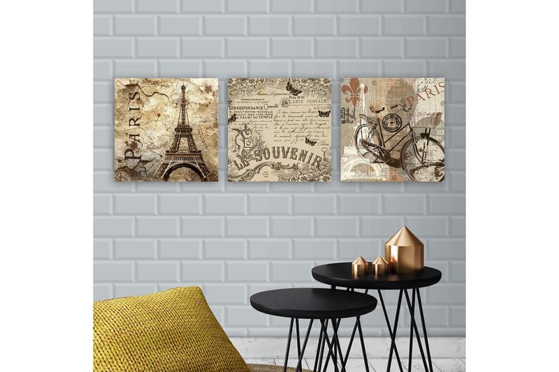 Canvasbilde VP Spain 3-pk Flerfarget - 33x03 cm - Innredning - Bilder & kunst - Lerretsbilder