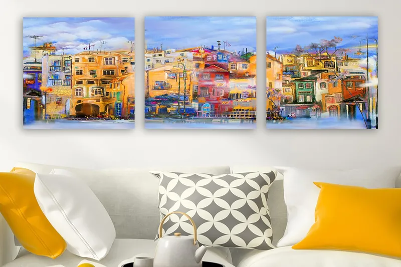 Canvasbilde VP Spain 3-pk Flerfarget, 33x03 cm