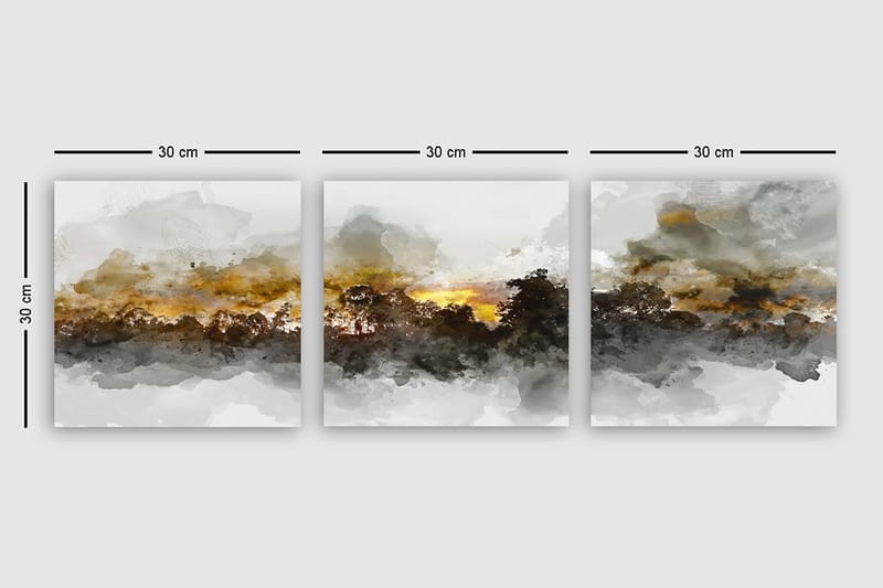 Canvasbilde VP Spain 3-pk Flerfarget - 33x03 cm - Innredning - Bilder & kunst - Lerretsbilder