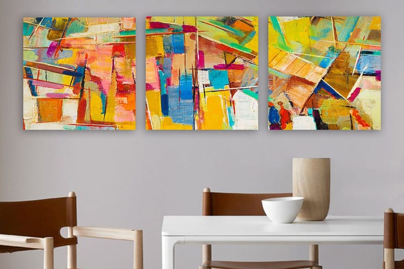 Canvasbilde VP Spain 3-pk Flerfarget - 33x03 cm - Innredning - Bilder & kunst - Lerretsbilder