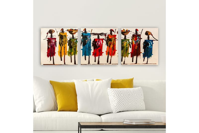 Canvasbilde VP Spain 3-pk Flerfarget - 33x03 cm - Innredning - Bilder & kunst - Lerretsbilder