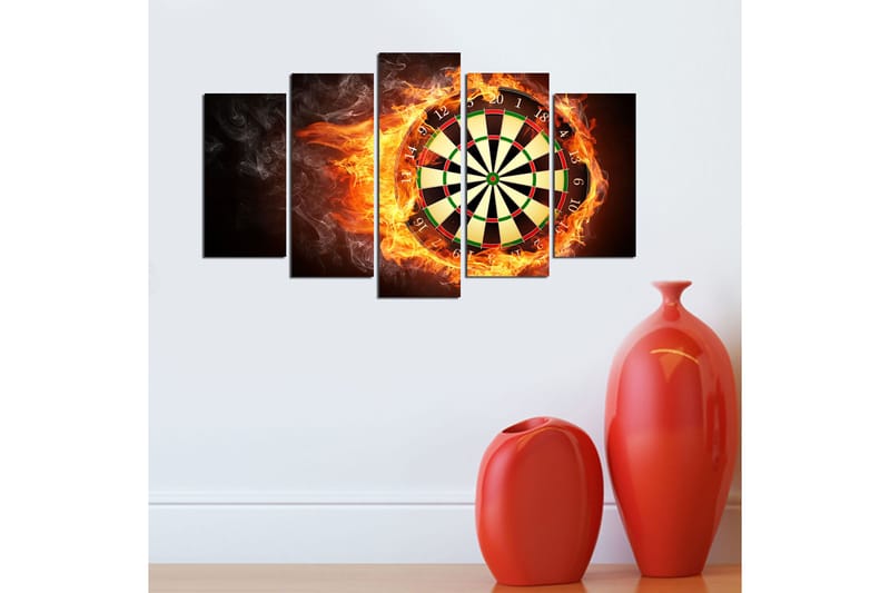 Canvasbilde Young 5-pk Flerfarget - 22x06 cm - Innredning - Bilder & kunst - Lerretsbilder