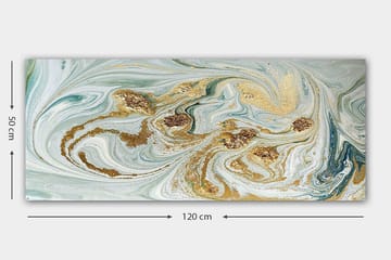 Canvasbilde YTY Abstract & Fractals Flerfarget - 120x50 cm - Innredning - Bilder & kunst - Lerretsbilder