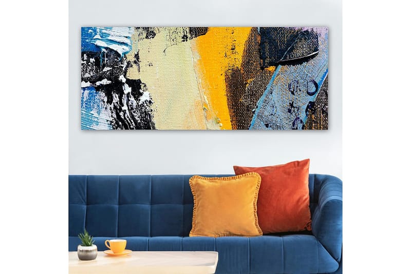 Canvasbilde YTY Abstract & Fractals Flerfarget - 120x50 cm - Innredning - Bilder & kunst - Lerretsbilder