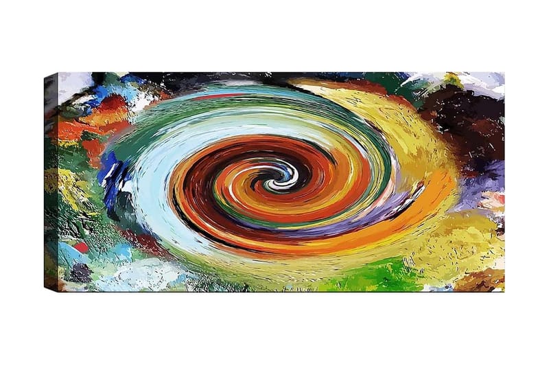 Canvasbilde YTY Abstract & Fractals Flerfarget - 120x50 cm - Innredning - Bilder & kunst - Lerretsbilder