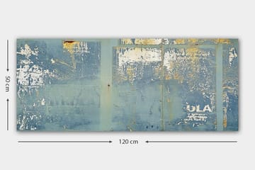 Canvasbilde YTY Abstract & Fractals Flerfarget - 120x50 cm - Innredning - Bilder & kunst - Lerretsbilder