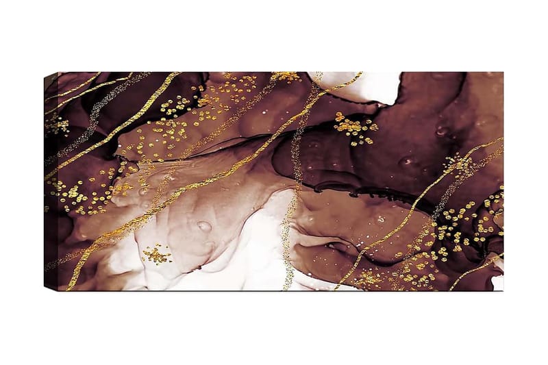 Canvasbilde YTY Abstract & Fractals Flerfarget - 120x50 cm - Innredning - Bilder & kunst - Lerretsbilder