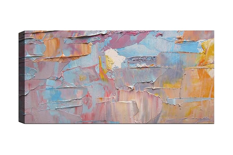 Canvasbilde YTY Abstract & Fractals Flerfarget - 120x50 cm - Innredning - Bilder & kunst - Lerretsbilder