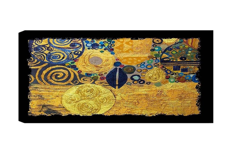 Canvasbilde YTY Abstract & Fractals Flerfarget - 120x50 cm - Innredning - Bilder & kunst - Lerretsbilder