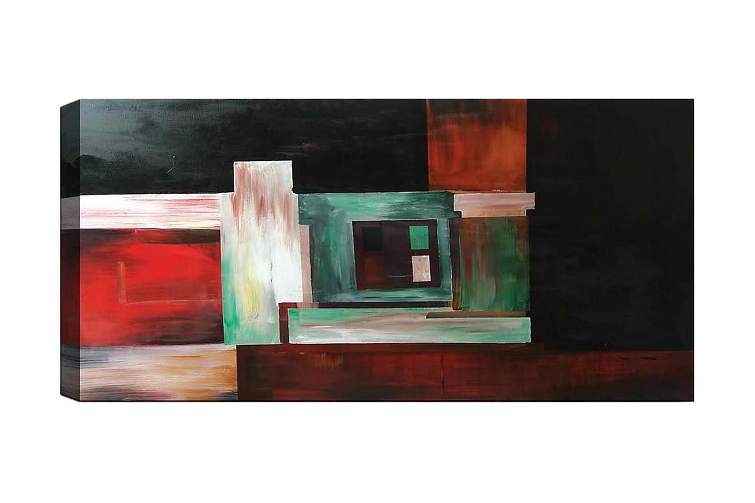 Canvasbilde YTY Abstract & Fractals Flerfarget - 120x50 cm - Innredning - Bilder & kunst - Lerretsbilder