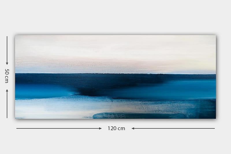 Canvasbilde YTY Abstract & Fractals Flerfarget - 120x50 cm - Innredning - Bilder & kunst - Lerretsbilder