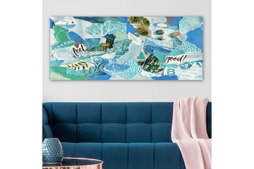 Canvasbilde YTY Abstract & Fractals Flerfarget - 120x50 cm - Innredning - Bilder & kunst - Lerretsbilder