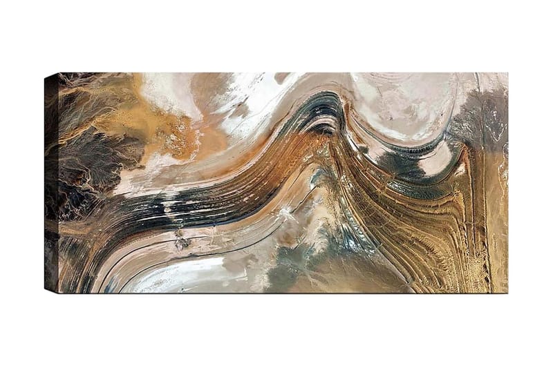 Canvasbilde YTY Abstract & Fractals Flerfarget - 120x50 cm - Innredning - Bilder & kunst - Lerretsbilder