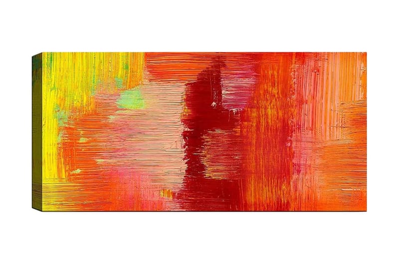 Canvasbilde YTY Abstract & Fractals Flerfarget - 120x50 cm - Innredning - Bilder & kunst - Lerretsbilder