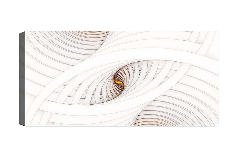 Canvasbilde YTY Abstract & Fractals Flerfarget - 120x50 cm - Innredning - Bilder & kunst - Lerretsbilder