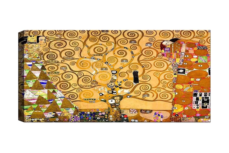 Canvasbilde YTY Abstract & Fractals Flerfarget - 120x50 cm - Innredning - Bilder & kunst - Lerretsbilder