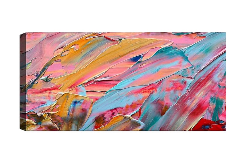 Canvasbilde YTY Abstract & Fractals Flerfarget - 120x50 cm - Innredning - Bilder & kunst - Lerretsbilder