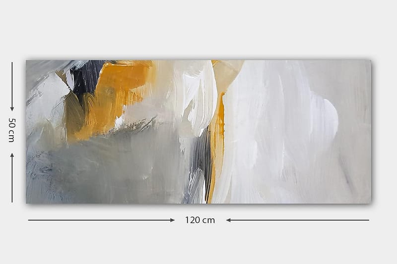 Canvasbilde YTY Abstract & Fractals Flerfarget - 120x50 cm - Innredning - Bilder & kunst - Lerretsbilder