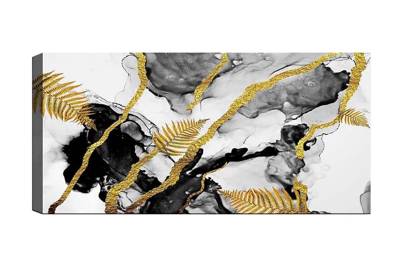 Canvasbilde YTY Abstract & Fractals Flerfarget - 120x50 cm - Innredning - Bilder & kunst - Lerretsbilder