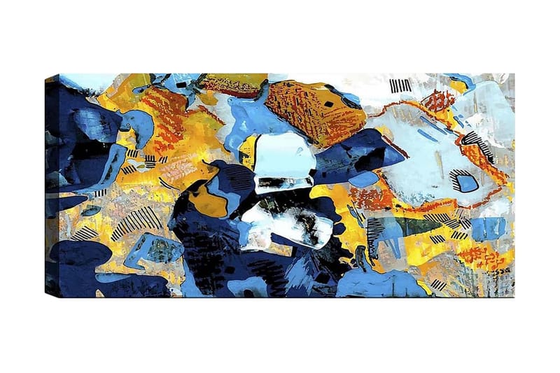 Canvasbilde YTY Abstract & Fractals Flerfarget - 120x50 cm - Innredning - Bilder & kunst - Lerretsbilder