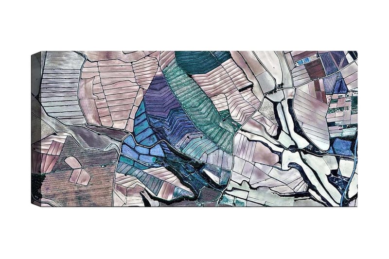 Canvasbilde YTY Abstract & Fractals Flerfarget - 120x50 cm - Innredning - Bilder & kunst - Lerretsbilder