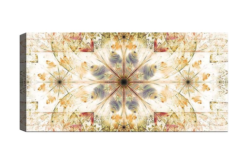 Canvasbilde YTY Abstract & Fractals Flerfarget - 120x50 cm - Innredning - Bilder & kunst - Lerretsbilder