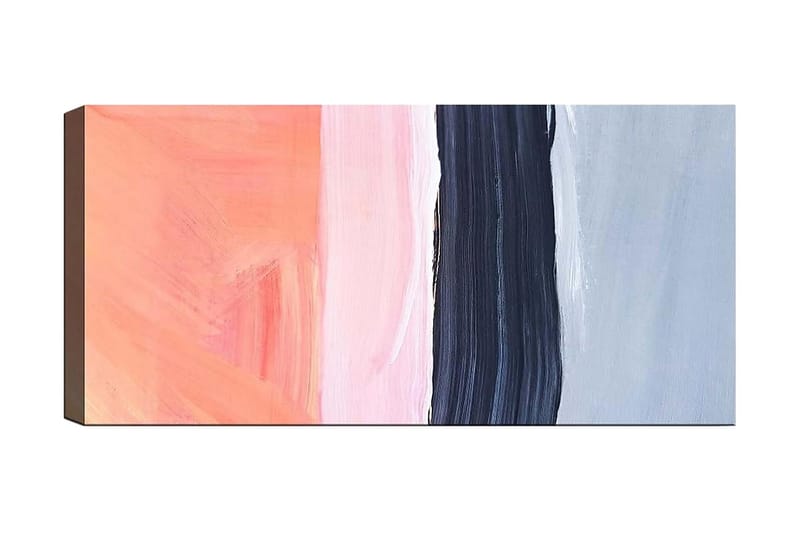 Canvasbilde YTY Abstract & Fractals Flerfarget - 120x50 cm - Innredning - Bilder & kunst - Lerretsbilder