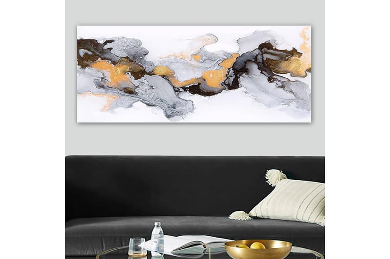 Canvasbilde YTY Abstract & Fractals Flerfarget - 120x50 cm - Innredning - Bilder & kunst - Lerretsbilder