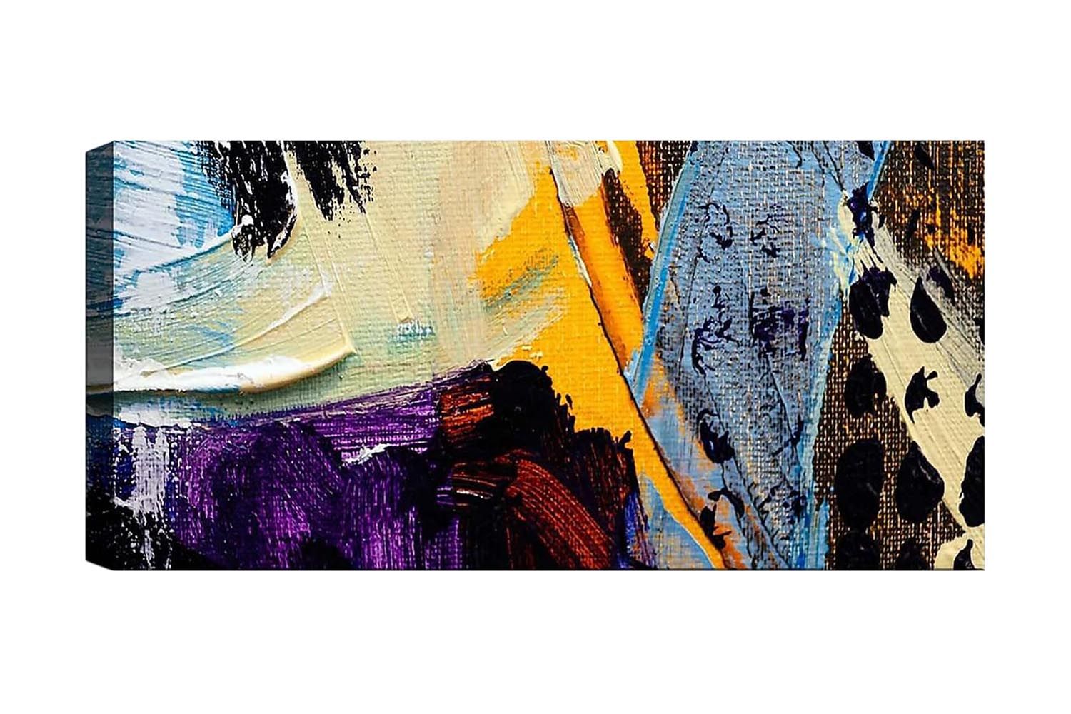 Canvasbilde YTY Abstract & Fractals Flerfarget - 120x50 cm - Innredning - Bilder & kunst - Lerretsbilder