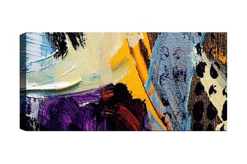 Canvasbilde YTY Abstract & Fractals Flerfarget - 120x50 cm - Innredning - Bilder & kunst - Lerretsbilder