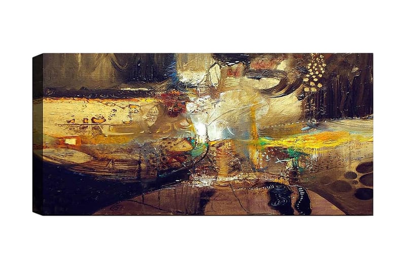 Canvasbilde YTY Abstract & Fractals Flerfarget - 120x50 cm - Innredning - Bilder & kunst - Lerretsbilder