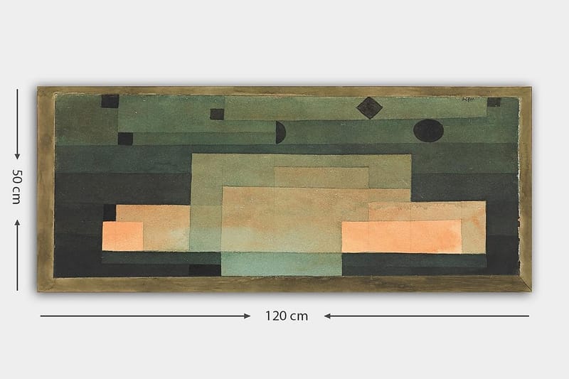 Canvasbilde YTY Abstract & Fractals Flerfarget - 120x50 cm - Innredning - Bilder & kunst - Lerretsbilder