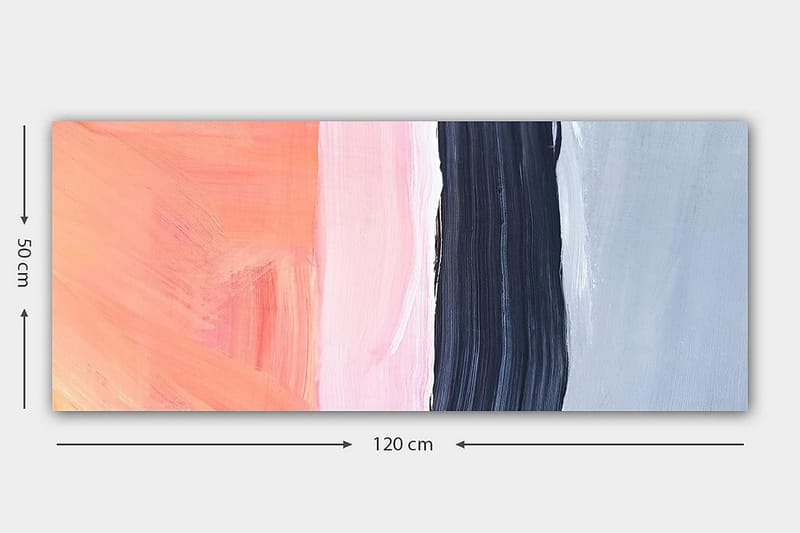 Canvasbilde YTY Abstract & Fractals Flerfarget - 120x50 cm - Innredning - Bilder & kunst - Lerretsbilder