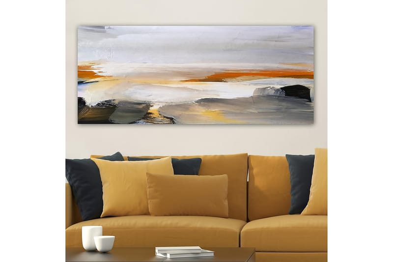 Canvasbilde YTY Abstract & Fractals Flerfarget - 120x50 cm - Innredning - Bilder & kunst - Lerretsbilder