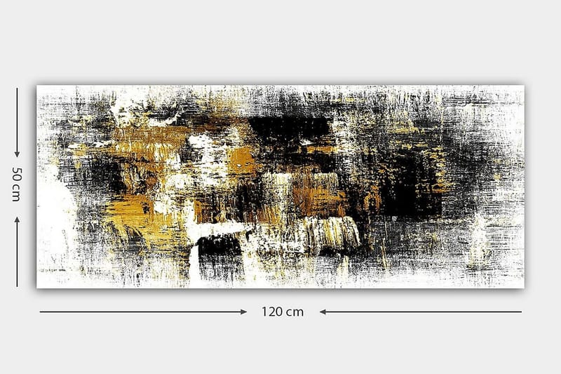 Canvasbilde YTY Abstract & Fractals Flerfarget - 120x50 cm - Innredning - Bilder & kunst - Lerretsbilder