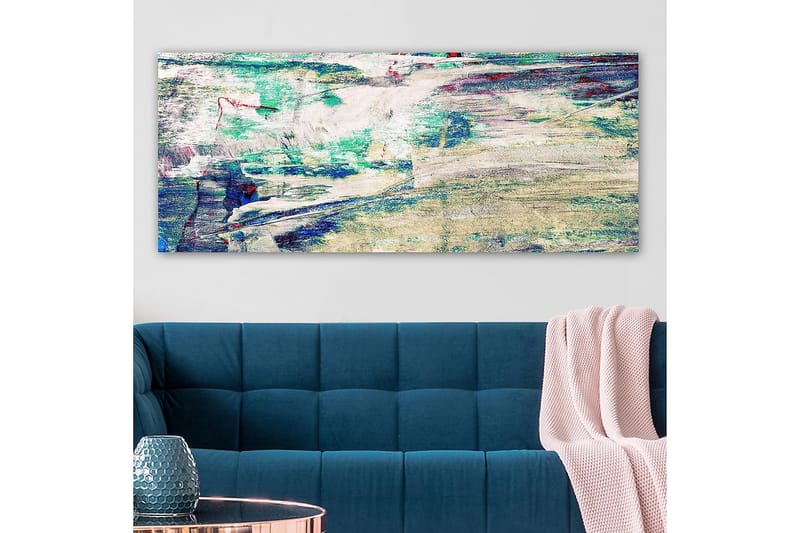Canvasbilde YTY Abstract & Fractals Flerfarget - 120x50 cm - Innredning - Bilder & kunst - Lerretsbilder