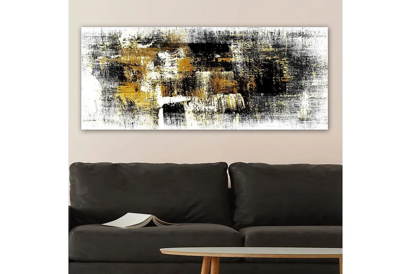 Canvasbilde YTY Abstract & Fractals Flerfarget - 120x50 cm - Innredning - Bilder & kunst - Lerretsbilder