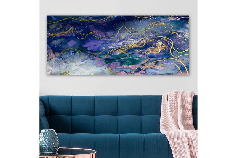 Canvasbilde YTY Abstract & Fractals Flerfarget - 120x50 cm - Innredning - Bilder & kunst - Lerretsbilder