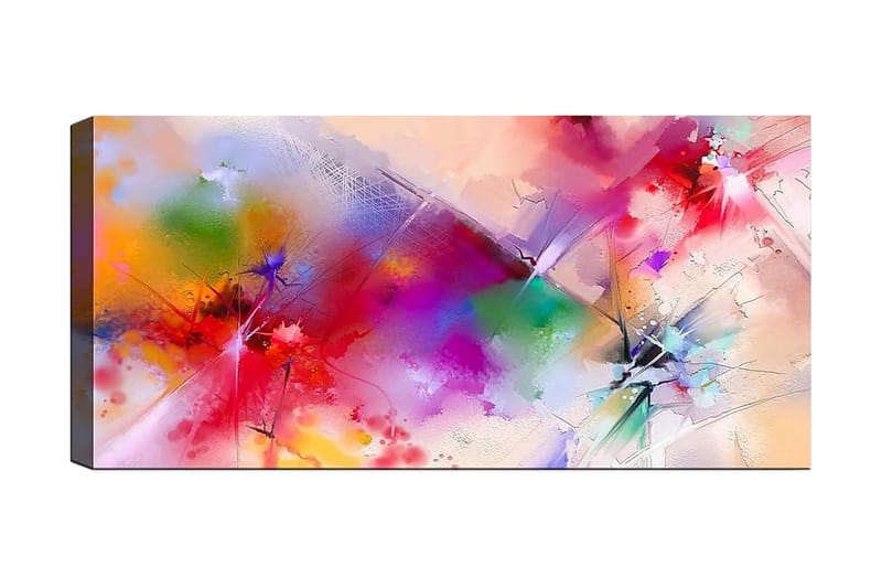 Canvasbilde YTY Abstract & Fractals Flerfarget, 120x50 cm