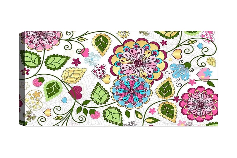 Canvasbilde YTY Abstract & Fractals Flerfarget, 120x50 cm